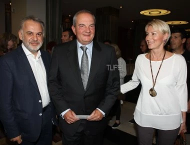 Κωνσταντίνος Καραμανλής και Νατάσα Παζαΐτη: Σπάνια κοσμική εμφάνιση (Φωτό)